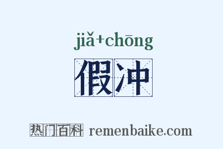 假冲是什么意思的图片